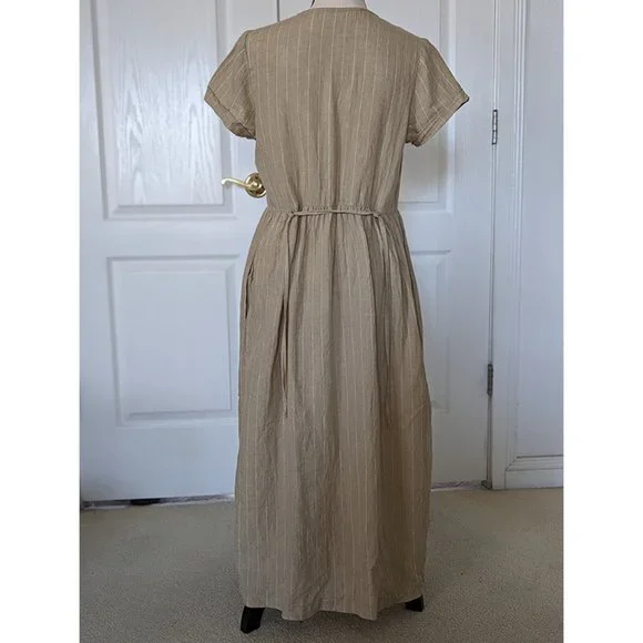 Pyne & Smith no. 16 in Creme Pinstripe, size Small - Picture 2 of 8